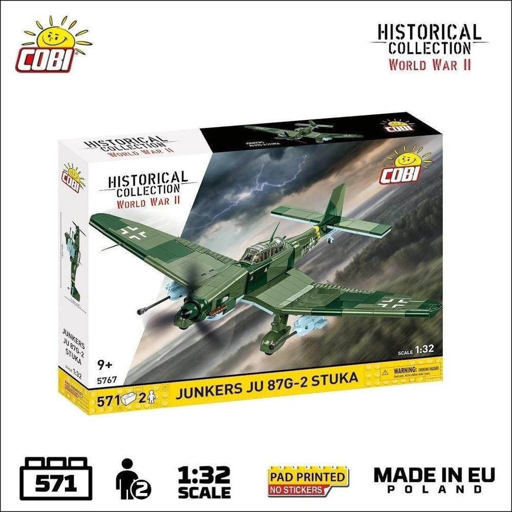 Cobi Klocki Junkers ju 87g-2 stuka 571 blokai