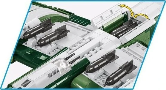 Cobi Klocki Junkers Ju-88 konstravimo kaladėlės, 1160 detalių