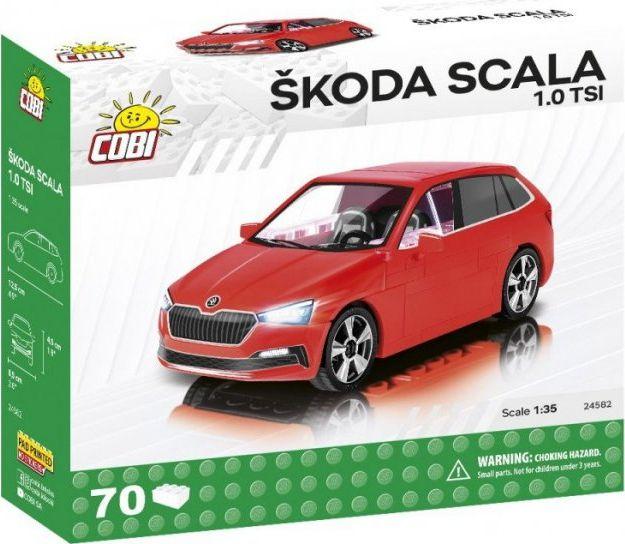 Statybiniai žaidimai - Skoda Scala 1.0 TSI - 70 vnt 1/35 Cobi