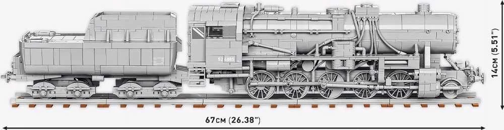 COBI TRAINS Kriegslokomotive Baureihe 52 2400 6281