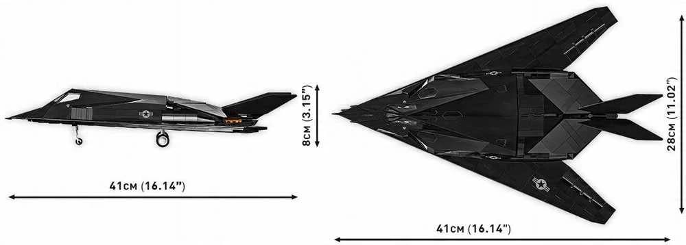Cobi „Lockheed F-117 Nighthawk 795“ blokai