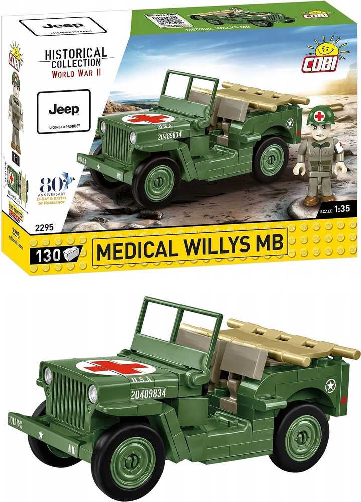 Cobi Klocki Medical Willys MB