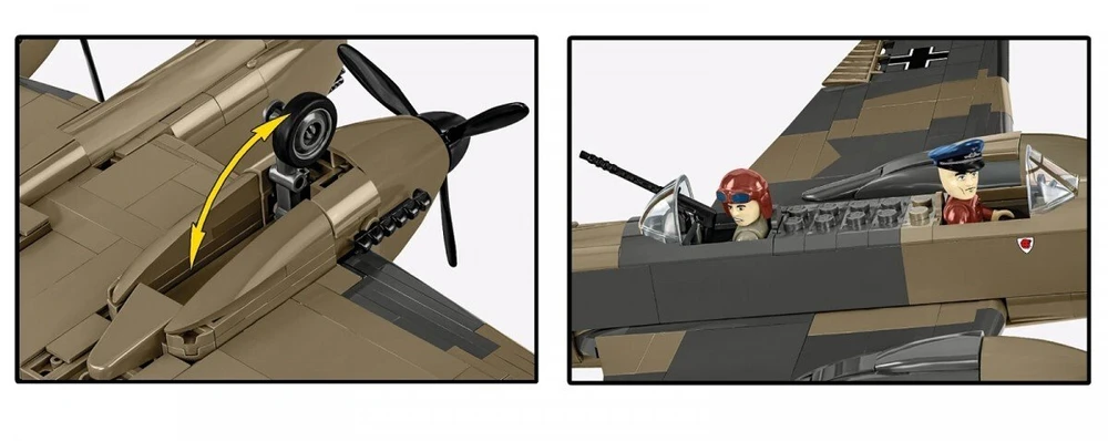 Cobi Kaladėlių rinkinys Messerschmitt Bf 110C 1:32 modeliui