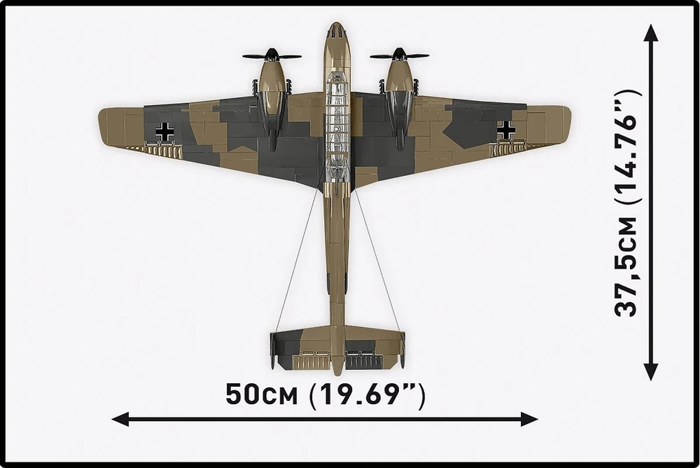 Cobi Kaladėlių rinkinys Messerschmitt Bf 110C 1:32 modeliui