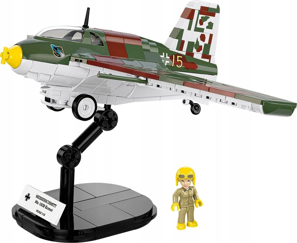 Cobi Klocki Messerschmitt Me 163B Komet 543 dalys