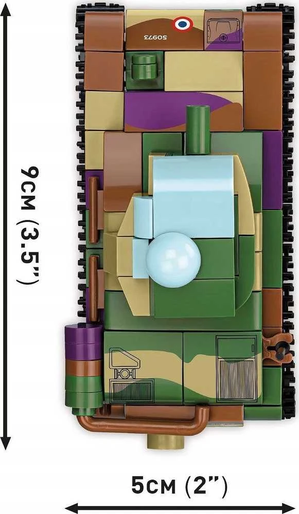 Cobi Klocki Renault R35 - Valentine IX - Panzer I