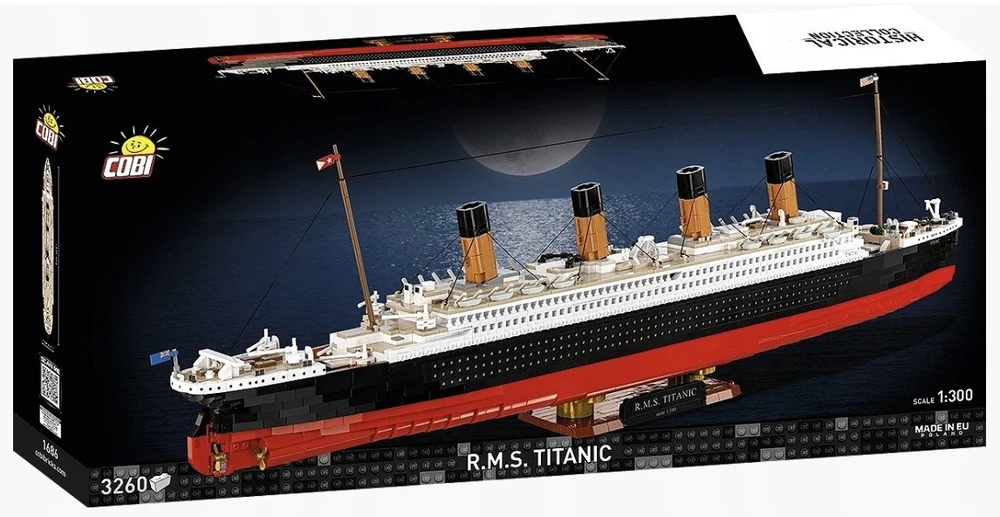COBI RMS Titanic laivo konstruktorius 1:300, 91 cm, 9+