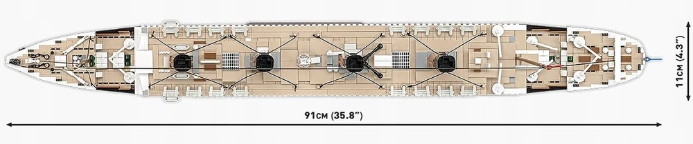 COBI RMS Titanic laivo konstruktorius 1:300, 91 cm, 9+