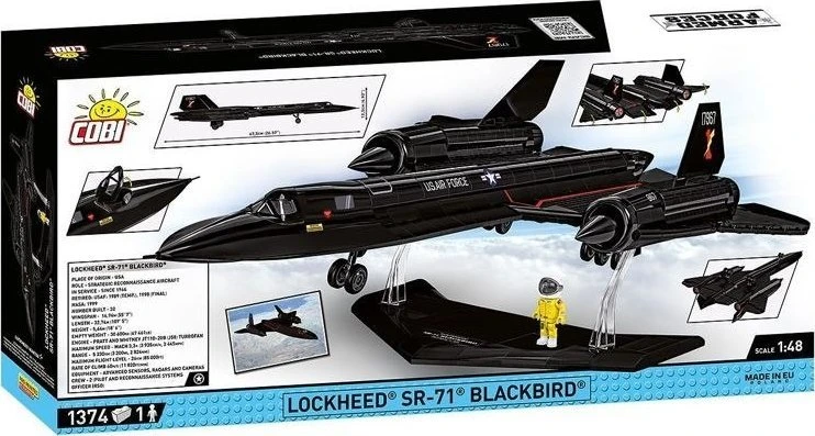 Klocki „Lockheed SR-71“ lėktuvo blokai – 1374 vnt.
