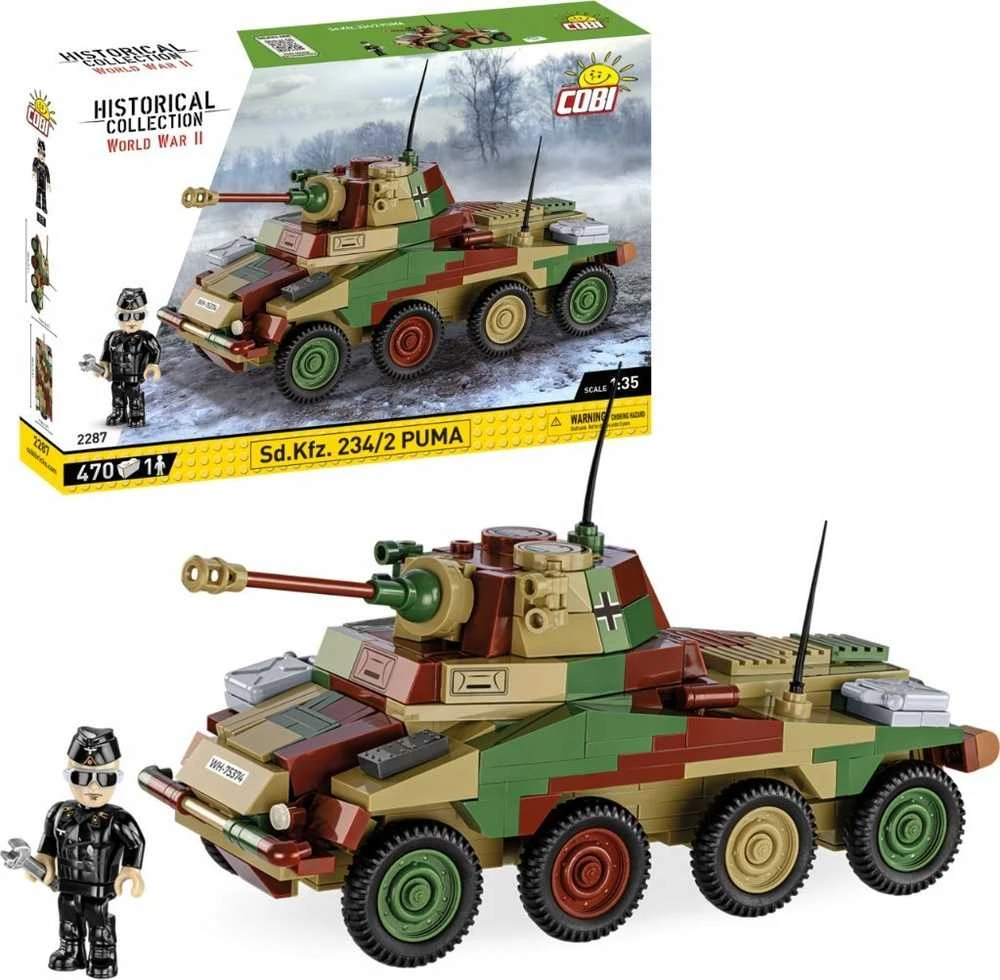 COBI - Konstruktorius Sd.Kfz. 234/2 Puma, 1/35, 2287
