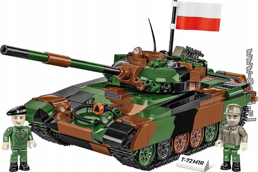 COBI 2624 Ginkluotųjų pajėgų T-72M1R tankas (PL/UA) 724 blokai