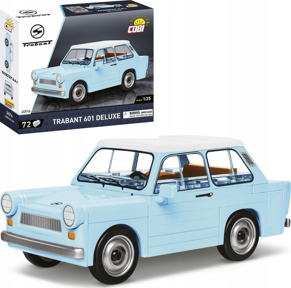 Cobi Surenkamas modelis Youngtimer Trabant 601 DeLuxe 24516, 71 d.