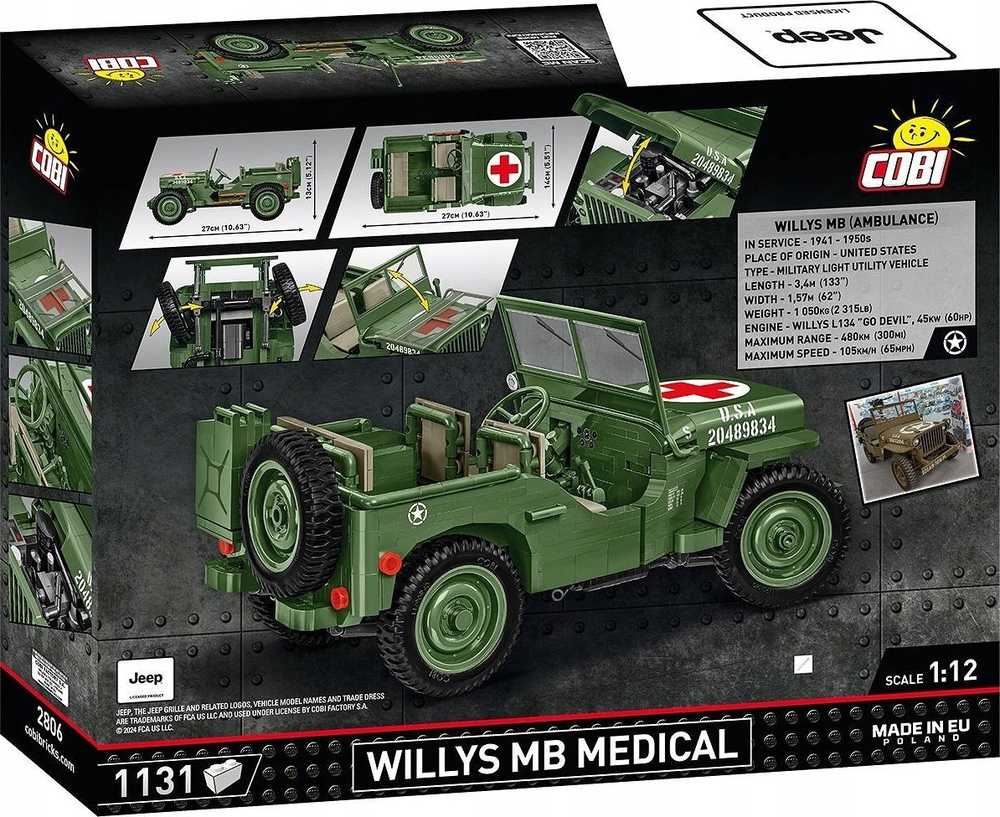 Konstruktorius Cobi Wilys MB Medikų automobilis 2806, 1131