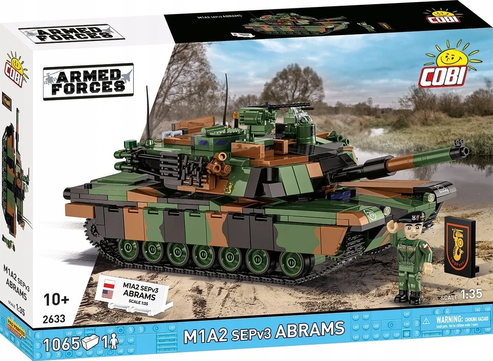 Cobi Klocki M1a2 sepv3 abrams plytos 1065 plytos