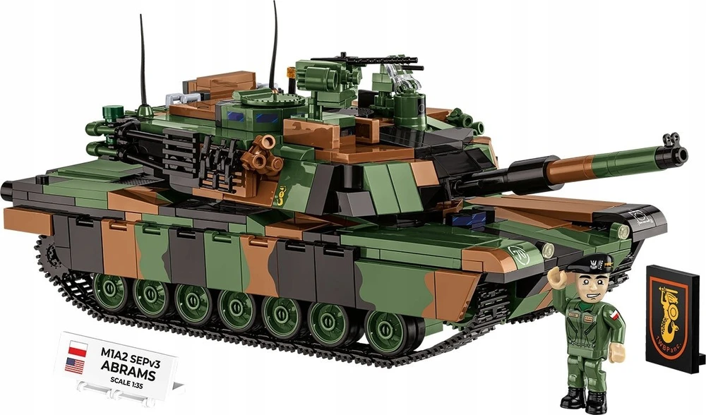 Cobi Klocki M1a2 sepv3 abrams plytos 1065 plytos