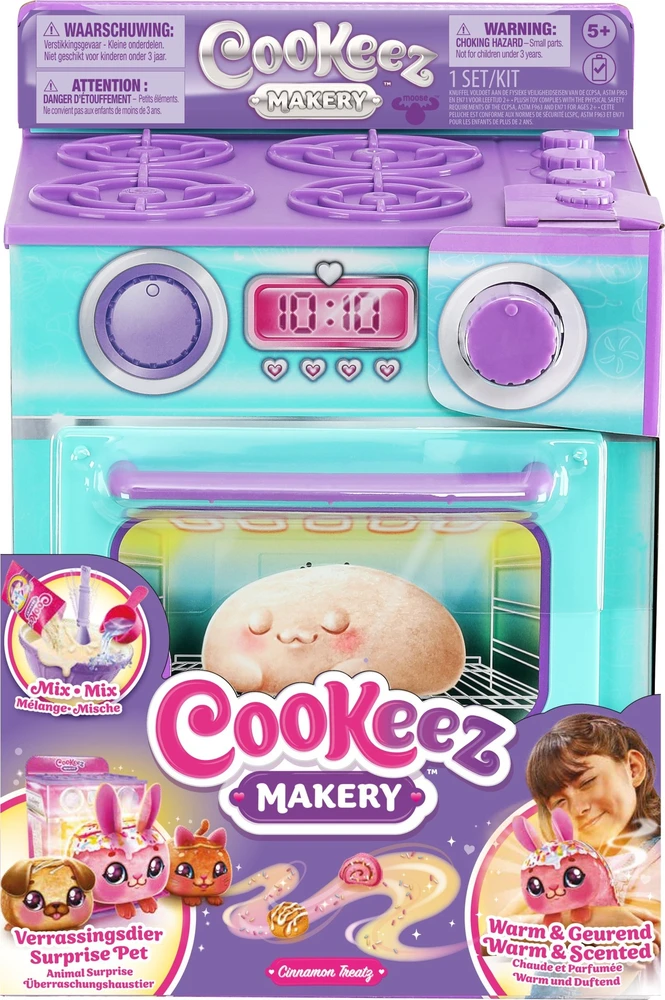 Cookeez Makery Interaktyvus žaidimų rinkinys - Orkaitė, Violetinės spalvos