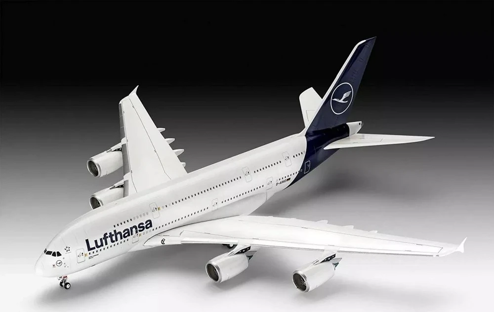 Revell Airbus A380 dovanų rinkinys 1/288 su dažais, teptuku ir klijais