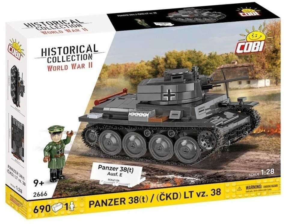 Cobi Klocki Panzer 38 lt vz.38 blokai 690 vienetų