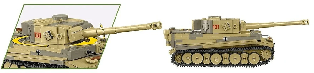 Cobi ISTORINĖ KOLEKCIJA PANZER VI TIGER I NR. 131