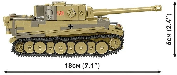 Cobi ISTORINĖ KOLEKCIJA PANZER VI TIGER I NR. 131