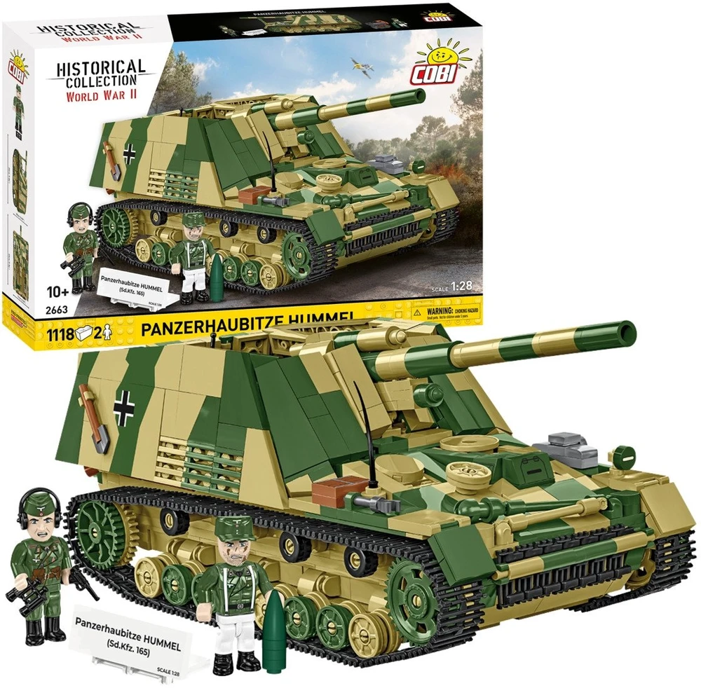 Cobi Klocki Panzehaubitze hummel blokeliai 1118 blokelių