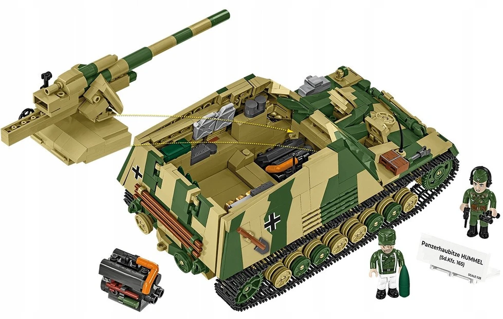 Cobi Klocki Panzehaubitze hummel blokeliai 1118 blokelių
