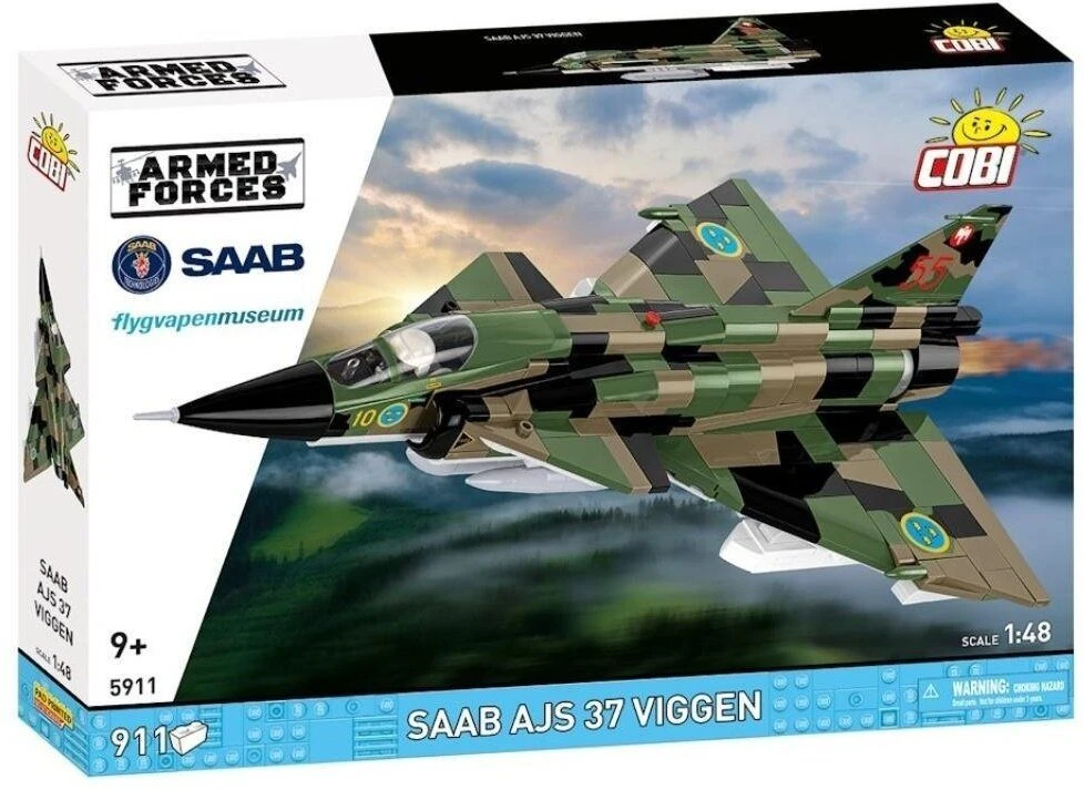 Cobi Klocki „Saab AJS 37 Viggen 911“ blokai