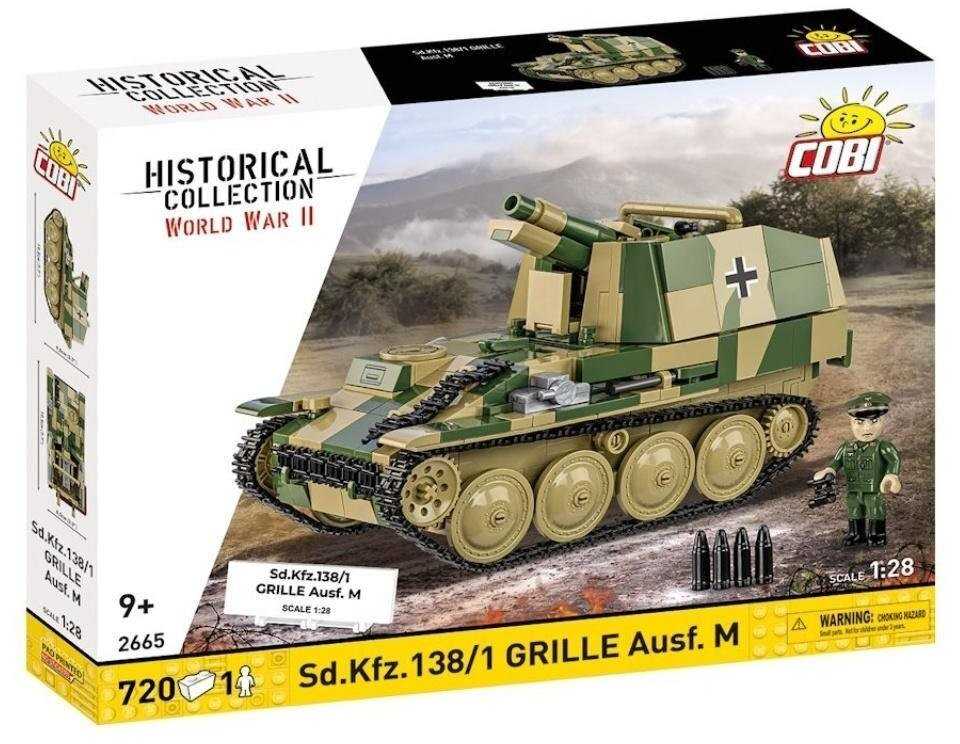 Cobi Klocki Sd.kfz.138/1 grotelių blokeliai 720 vnt