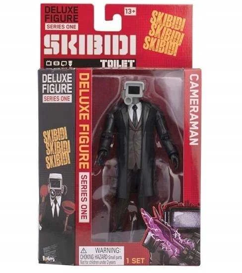Skibidi Toilet Skibidi tualetas - prabangios figūrėlės 15 cm