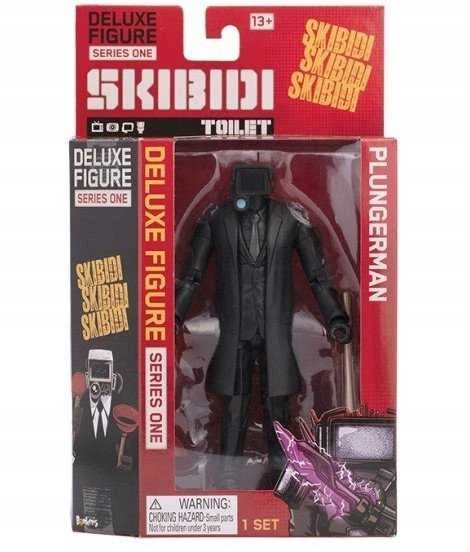 Skibidi Toilet Skibidi tualetas - prabangios figūrėlės 15 cm