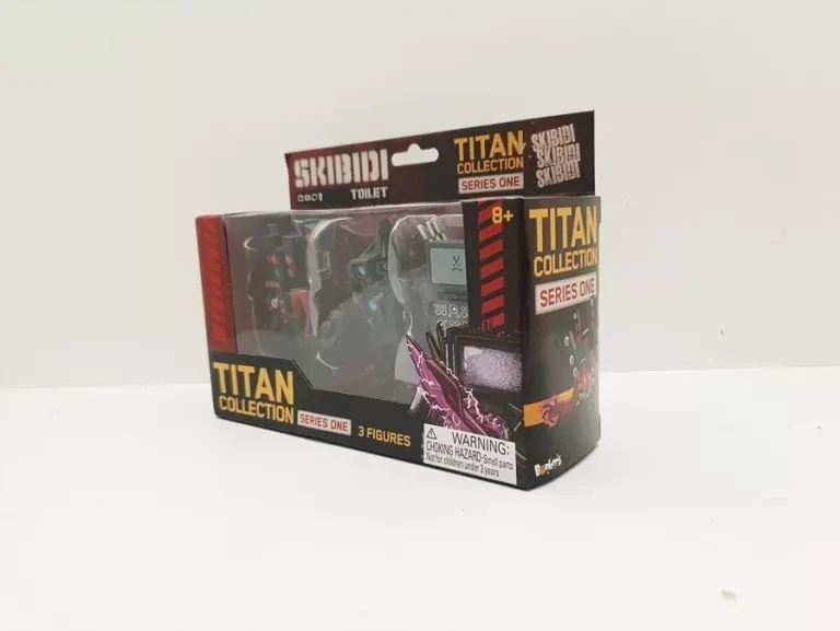 Figūrėlė Cobi Skibidi Toilet - Titan Pack 3-pak