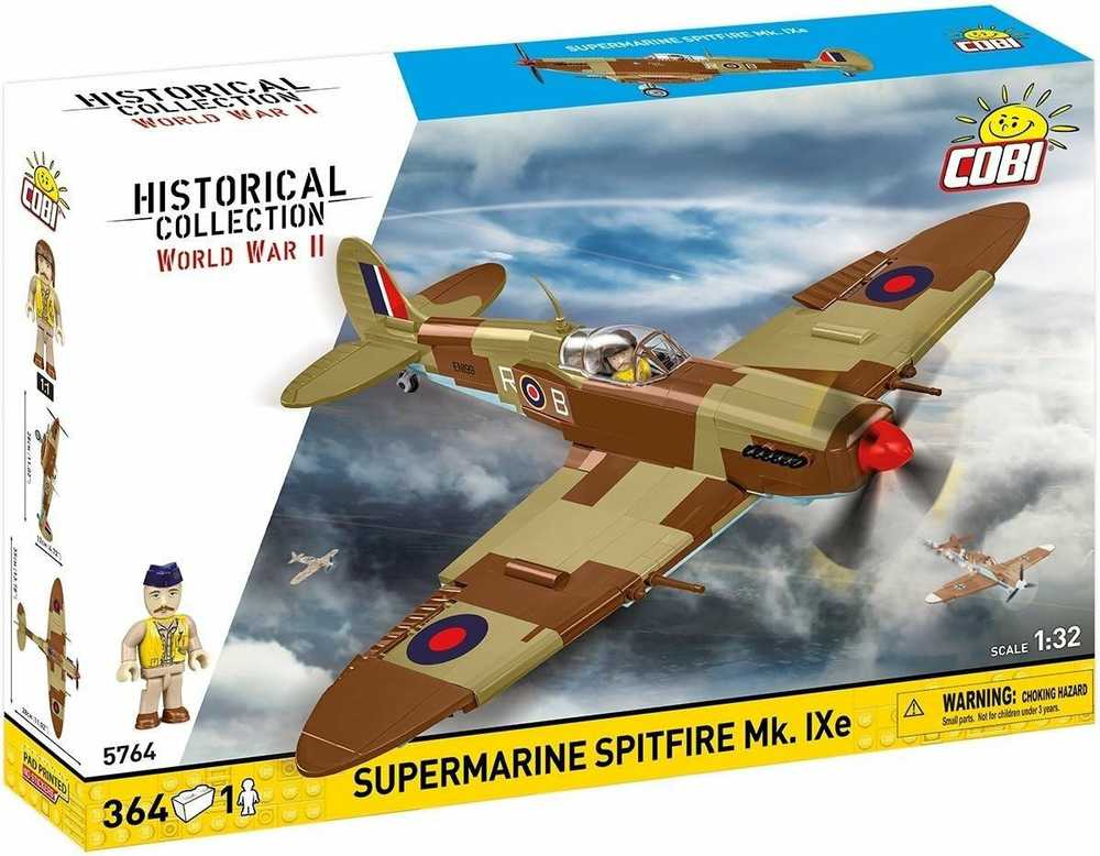 COBI 5764 blokai Supermarine Spitfire Mk. IXe