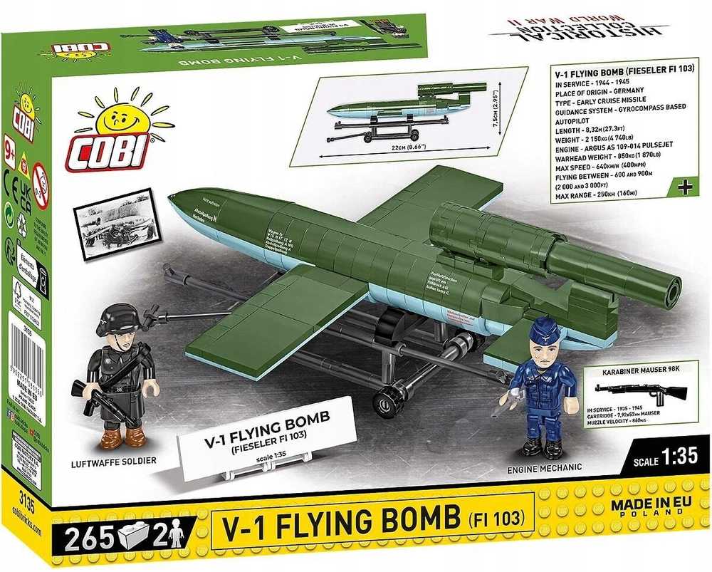 Cobi V1 skraidanti bomba