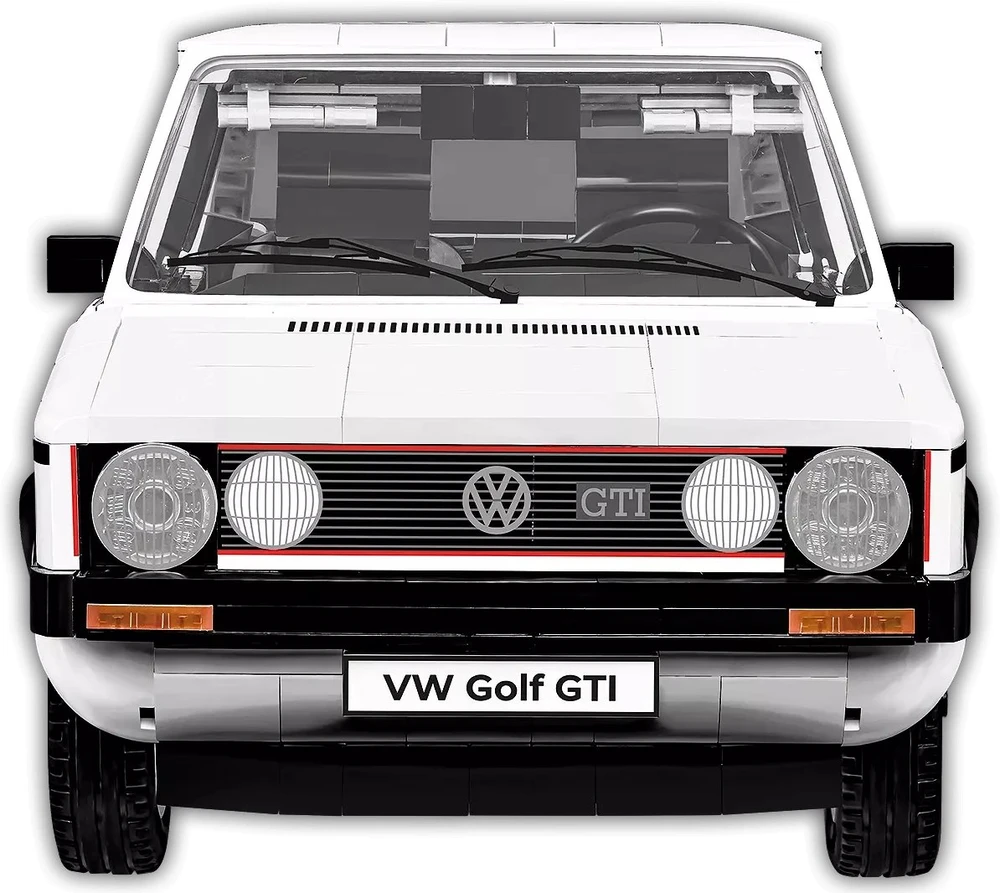 Statybinis žaidimas - COBI - Volkswagen Golf GTI (1976-1983) - Vykdomasis leidimas - 1743 dalys - Balta
