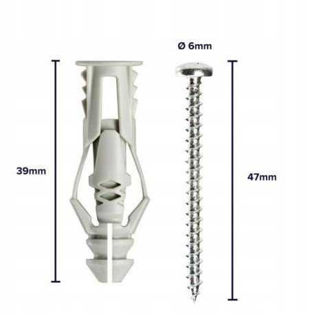 Cobra Įvarai GKP, 6 x 39 mm, plastikiniai, 8 vnt.