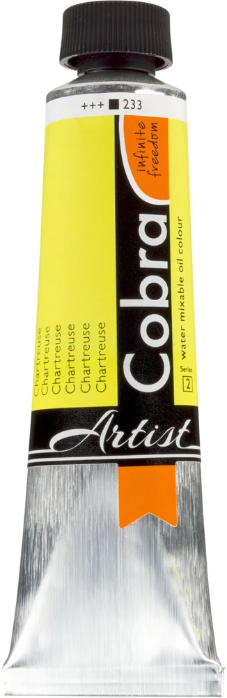 Cobra Cobra Artist Vanduo-Mixable Oil Colour Tube Chartreuse 233