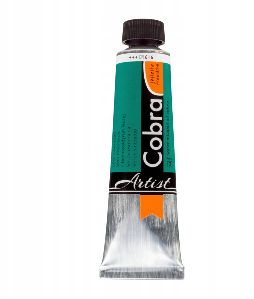 Cobra Cobra Artist Vanduo-Mixable Oil Colour Tube Viridian 616