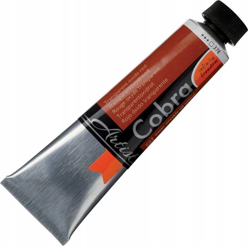 Cobra Cobra Artist Vanduo-Mixable Oil Colour Tube Transparent Oxide Raudona 378