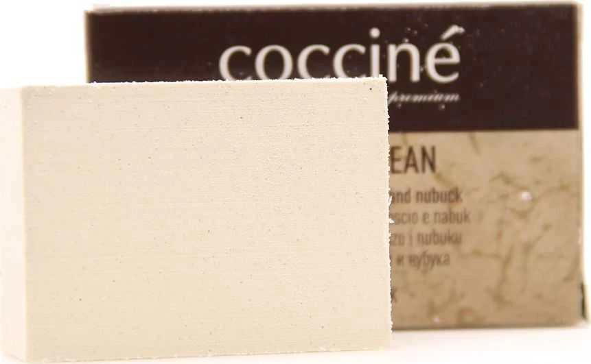 Coccine Kostka Guminis blokelis zomšos ir nubuko valymui (620/1), kokcinas