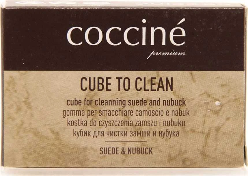 Coccine Kostka Guminis blokelis zomšos ir nubuko valymui (620/1), kokcinas