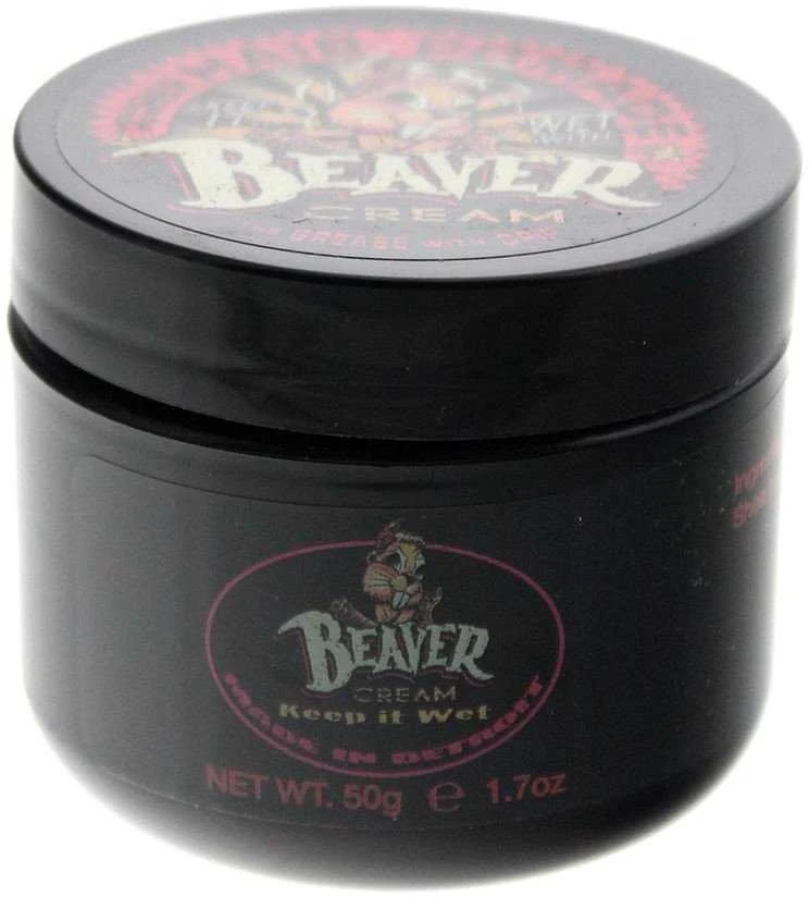 „Cock Grease Beaver Kreminis Keep It Wet“ plaukų formavimo pomada, suteikianti blizgesio, 50 g