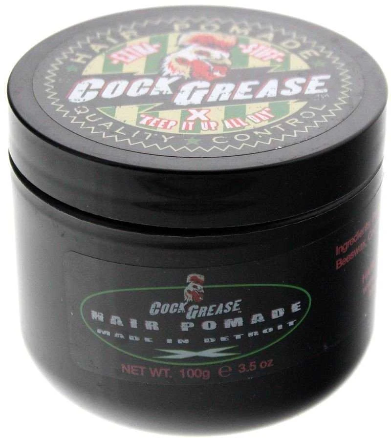 „Cock Grease Extra Stiff X“ plaukų formavimo pomada, suteikianti blizgesio ir ypatingos fiksacijos, 100 g