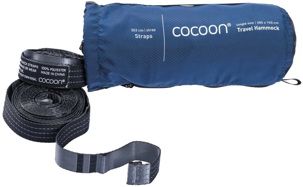Hamakas Cocoon Travel Hammock Set Single - Mėlyna