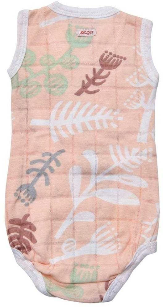 „Cocoon Lodger Romper“ „Botanimal“ medvilninis berankovis bodis, pliušinis, 68 cm, RF 073_68