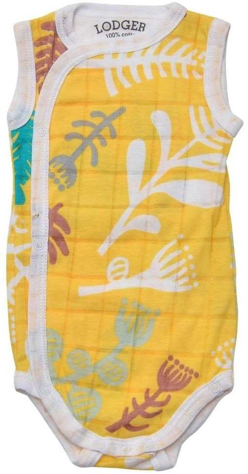 „Cocoon Lodger Romper“ botanimalinis medvilninis berankovis bodis, pavasarinis, 68 cm, RF 053_68