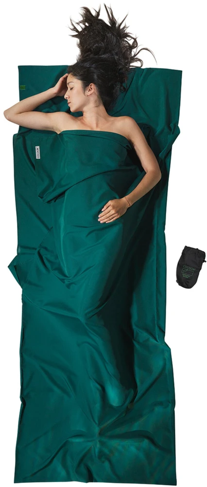 Kelioninė patalynė COCOON TravelSheet Microfiber - Žalia