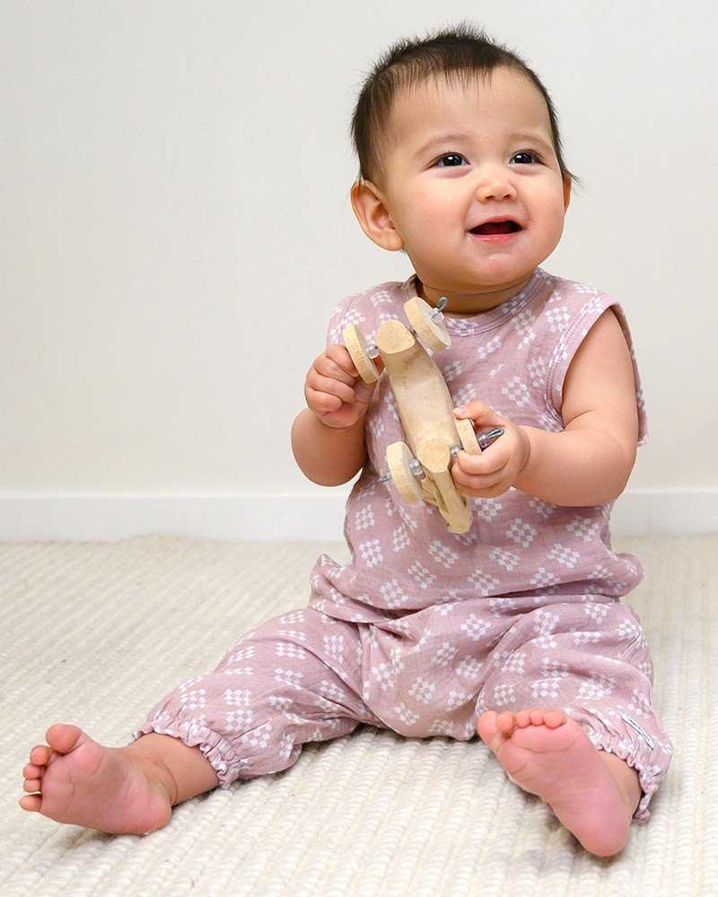 Cocoon Sale! Lodger Hipster Tribe Muslin summer baby hipster pants Rose 68 cm HS 107_68