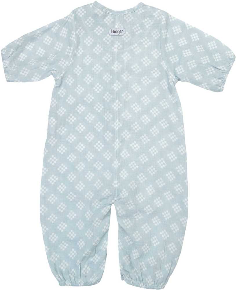 Cocoon (V) Izpārdošanas cena! Lodger Jumper Tribe Muslin mazuļu rāpulis bez pēdiņām Ice Flow 74 cm JP 105_74