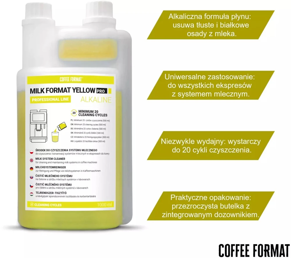 Coffee Format „Milk Format PRO“ pieno sistemos valiklis 1 l