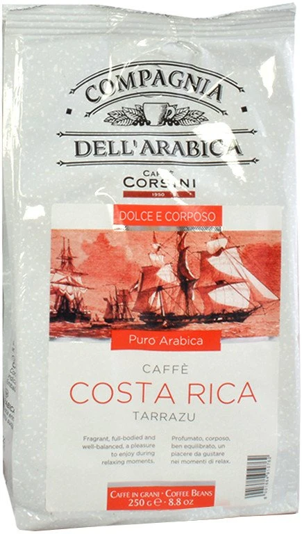 Kava pupelėmis Coffee Hunter Kava pupelėmis Compagnia Dell'Arabica Costa Rica Tarrazu 250 g